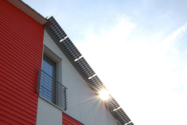 solar panels rooftop